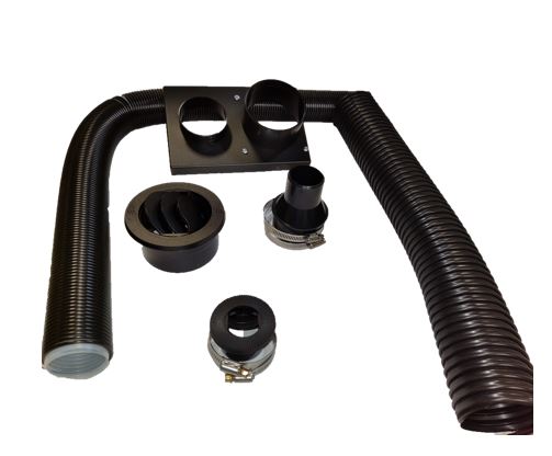 Conversion Kit for 4" Single to 4" x 2" Air outlet option