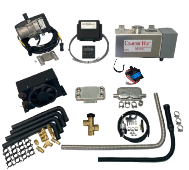 Hydronic with S-3 Gasonline Furnace | Rv Water Kit
